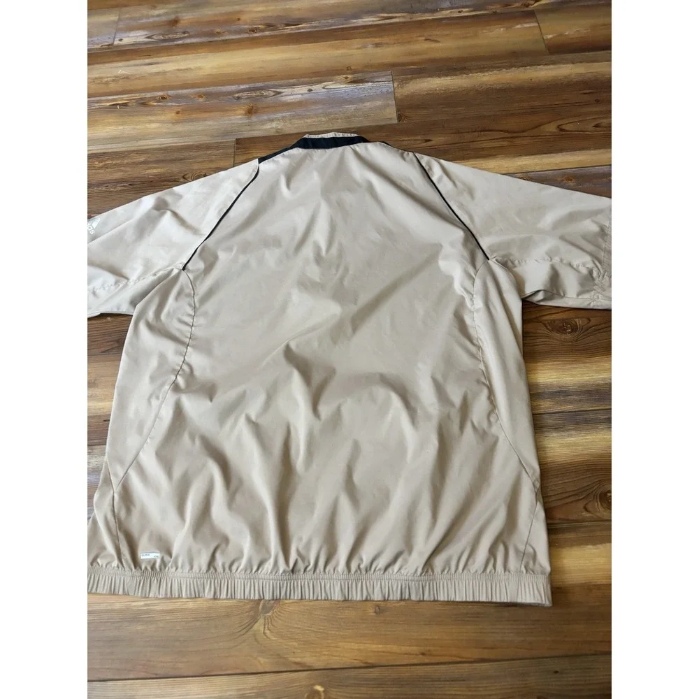 Western Michigan University WMU Adidas Pullover 1/4‎ Zip Wind Shirt Sh/Sl GOLF